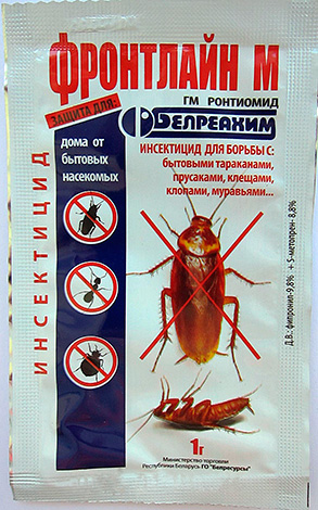 Frontline M - poeder voor het bestrijden van kakkerlakken, huismieren, teken en bedwantsen.